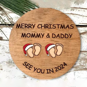 👣See You in 2024 Christmas Tree Ornament