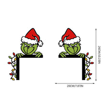 Load image into Gallery viewer, 🐸Grinch Holiday Door Corner🐸