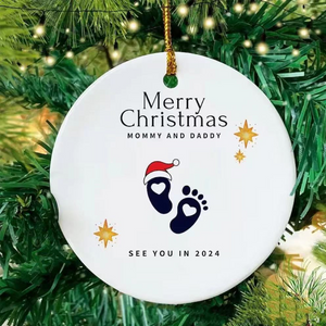 👣See You in 2024 Christmas Tree Ornament