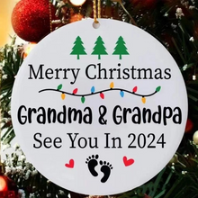 Load image into Gallery viewer, 👣See You in 2024 Christmas Tree Ornament