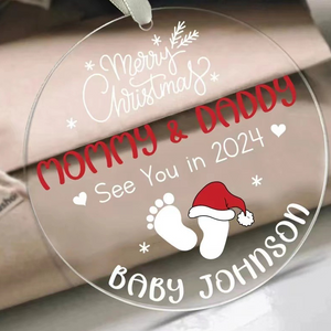 👣See You in 2024 Christmas Tree Ornament