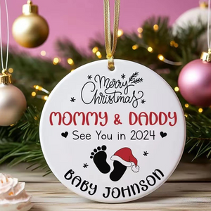 👣See You in 2024 Christmas Tree Ornament