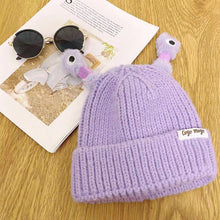 Load image into Gallery viewer, 🐸Winter Parent-Child Cute Glowing Little Monster Knit Hat