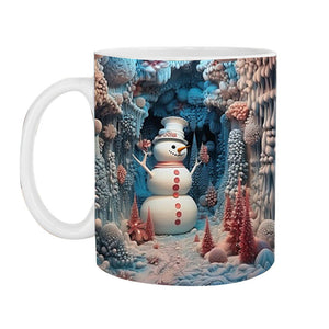 ☃️3D Christmas Hot Cocoa Inflated Mug