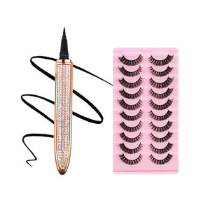 😝Self-adhesive Long Lasting Eyeliner Eyelash Glue Pencil