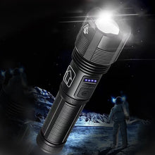 Load image into Gallery viewer, Waterproof laser military flashlight