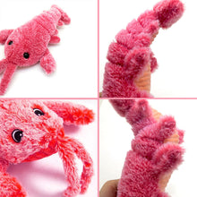 Load image into Gallery viewer, Plush Jumping Shrimp Faux Lobster