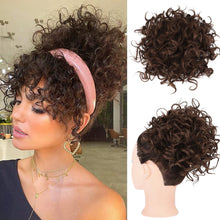 Load image into Gallery viewer, 👩🏻‍🦱Elastic Drawstring Loose Short Curly Bun