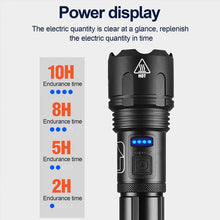 Load image into Gallery viewer, Waterproof laser military flashlight