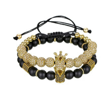 Load image into Gallery viewer, King &amp; Queen Luxury Charm Bracelets, Perfect Gifts