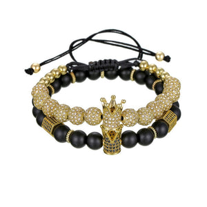 King & Queen Luxury Charm Bracelets, Perfect Gifts