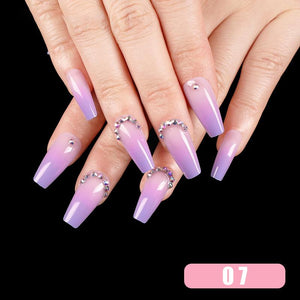 Shiny Rhinestone Nail Patch (24PCS)