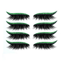 Load image into Gallery viewer, Reusable Eyeliner And Eyelash Stickers (4 Pairs)