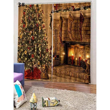 Load image into Gallery viewer, Christmas Window Curtains - 10 patterns