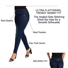 Load image into Gallery viewer, High Waist Stretch Denim Pants