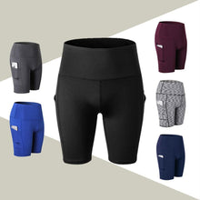 Load image into Gallery viewer, High Waist Workout Running Yoga Shorts