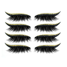 Load image into Gallery viewer, Reusable Eyeliner And Eyelash Stickers (4 Pairs)