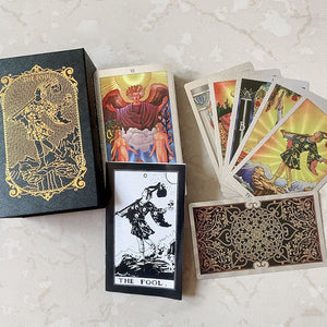 🎴Explore the Mystical World of Tarot Gold Foil Tarot