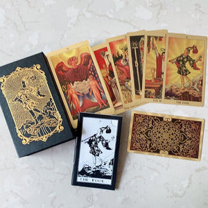 🎴Explore the Mystical World of Tarot Gold Foil Tarot