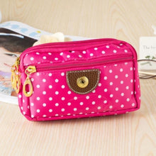 Load image into Gallery viewer, Ladies Coin Multilayer Mini Canvas Bag