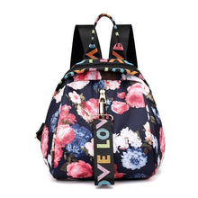 Load image into Gallery viewer, Floral Waterproof Shoulder Bag Backpack