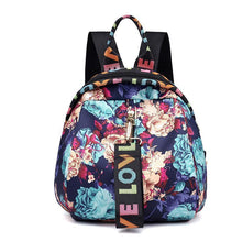 Load image into Gallery viewer, Floral Waterproof Shoulder Bag Backpack