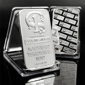 Fine Sliver Plated Bar Coin Collection