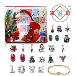 🪄👑DIY 24 Days Christmas Countdown Calendar Bracelets Set