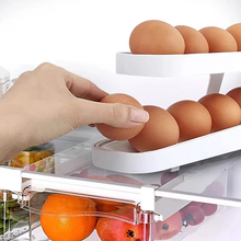 Load image into Gallery viewer, Automatic Scrolling Egg Rack Holder Storage Box