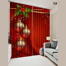 Load image into Gallery viewer, Christmas Window Curtains - 10 patterns