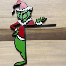 Load image into Gallery viewer, 🐸Grinch Holiday Door Corner🐸