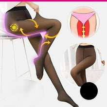 Load image into Gallery viewer, ✨Flawless Legs Fake Translucent Warm Plush Lined Elastic Tights