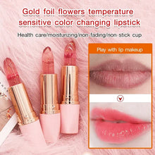 Load image into Gallery viewer, Crystal Jelly Flower Color Changing Lipstick