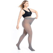 Load image into Gallery viewer, ✨Flawless Legs Fake Translucent Warm Plush Lined Elastic Tights