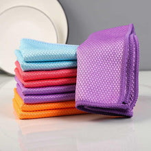 Load image into Gallery viewer, Fish Scale Microfiber Polishing Cleaning Cloth 5 Pcs