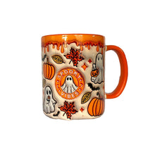 Load image into Gallery viewer, Pumpkin Coffee Cup With Ghost