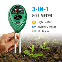 Load image into Gallery viewer, 3-in-1 Soil Tester Kits with Moisture