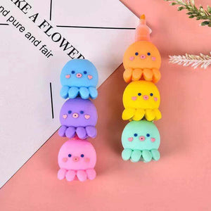 🍄Colorful Octopus Shaped Maker Pens