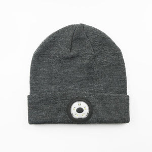 Bluetooth Beanie Hat with LED Headlight