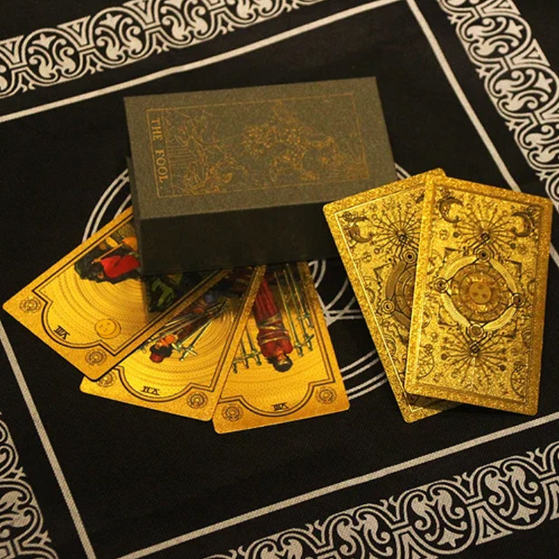 🎴Explore the Mystical World of Tarot Gold Foil Tarot