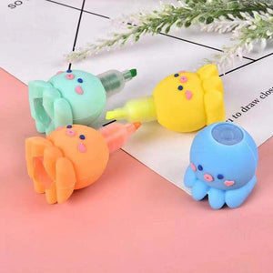 🍄Colorful Octopus Shaped Maker Pens