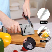 Load image into Gallery viewer, 4 IN 1 KNIFE SHARPENER