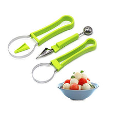 Load image into Gallery viewer, 4 In 1 Stainless Steel Fruit Melon Baller Scooper Set