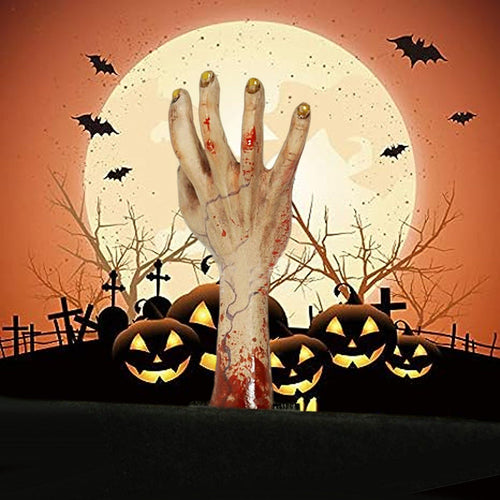 Halloween Ornaments Scary Hand Bookmark