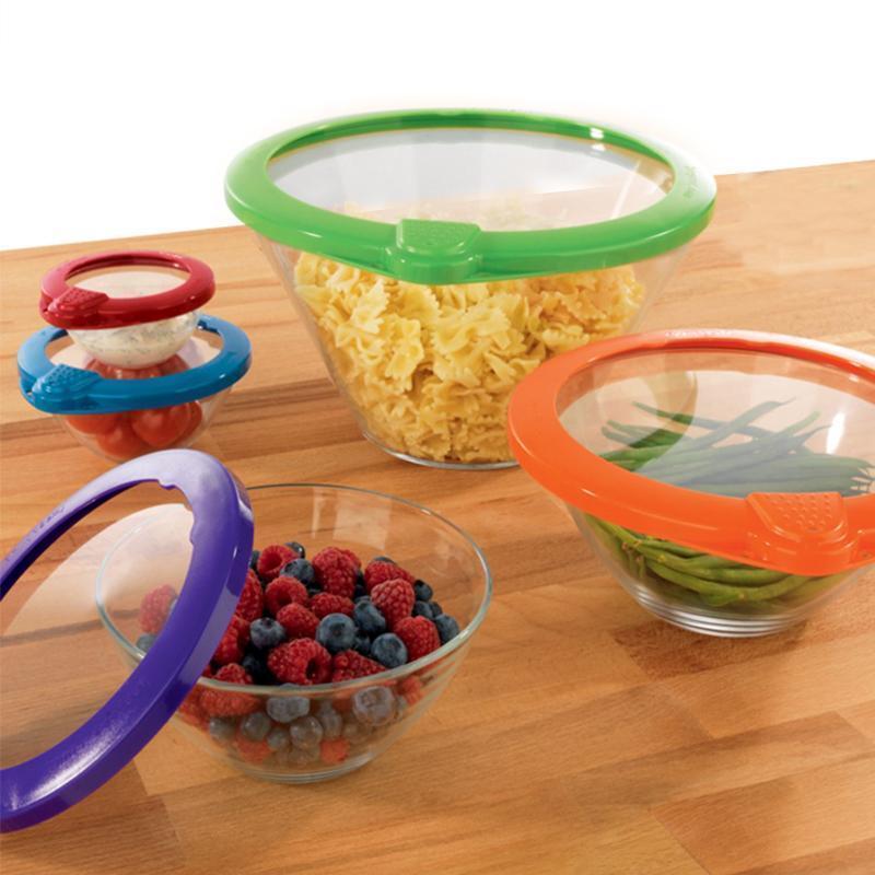 Reusable Fresh-keeping Silicone Lids - 5 pieces