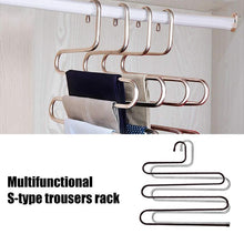 Load image into Gallery viewer, S-Shape Stainless Steel Clothes Hangers