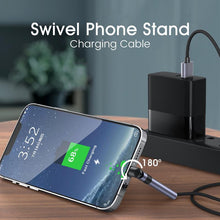 Load image into Gallery viewer, Swivel Phone Stand Charging Cable
