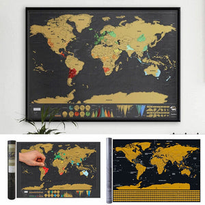 🌎Scratch Map of the World🗺️