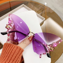 Load image into Gallery viewer, DIAMOND BUTTERFLY SUNGLASSES