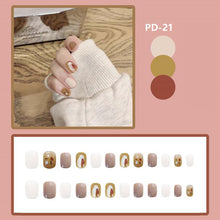 Load image into Gallery viewer, Full Cover Fake Nail Tips (24 PCs)